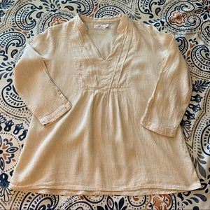 Vineyard Vines 3/4 Sleeve Linen Henley